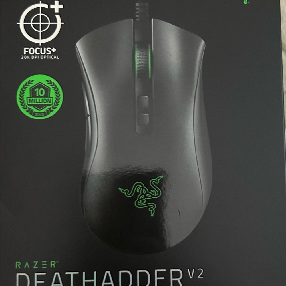 Razer Black and Green Gaming Controller Ergonomic Design